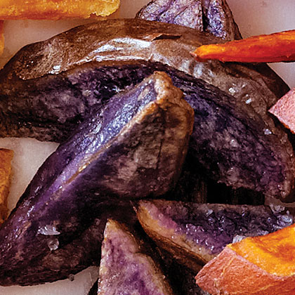 su-Purple Potato Wedges