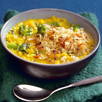 su-Broccolini and Chickpea Dal su-Broccolini and Chickpea Dal