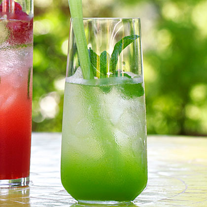 su-Green Gin Cocktail