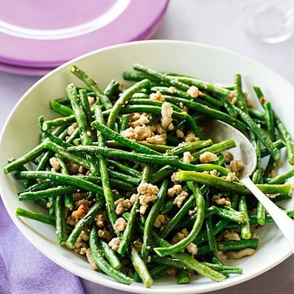 su-Stir-fried Pork and Long Beans
