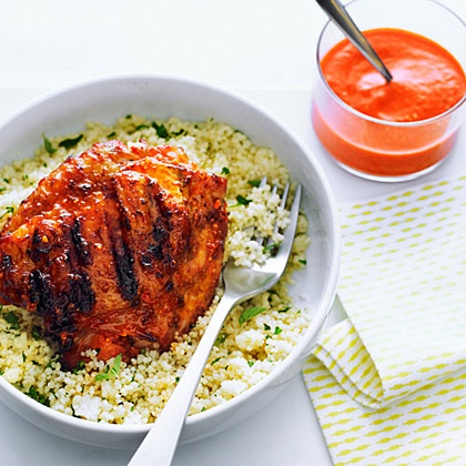 su-Cashew Romesco Chicken Thighs