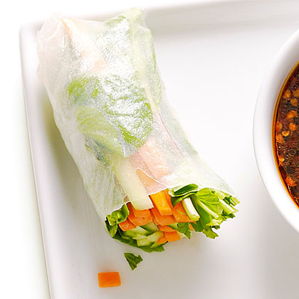su-Crunchy Cucumber Summer Rolls