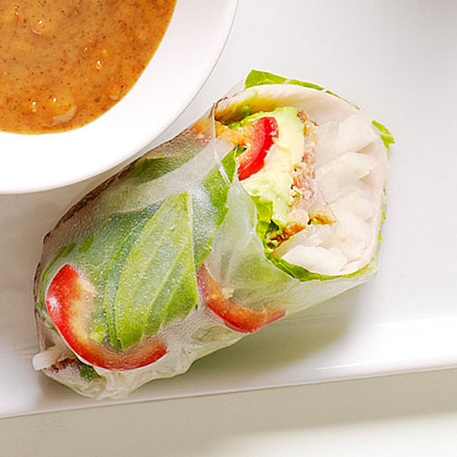 su-Turkey, Bacon, and Avocado Summer Rolls