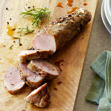 su-Rosemary and Garlic-Roasted Pork Tenderloin