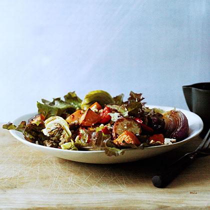 su-Roasted Vegetable Salad with Honey Dressing