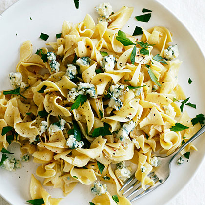 su-Blue Cheese, Mustard, and Beer Noodles