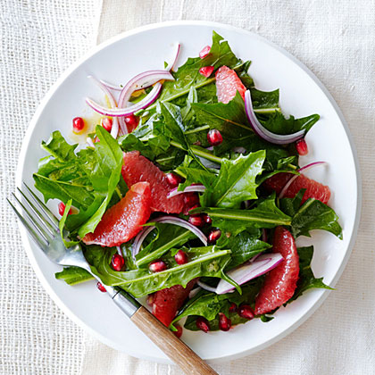 su-Dandelion and Grapefruit Salad