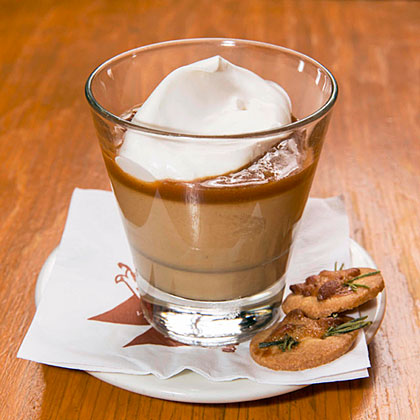 su-Butterscotch Budino with Caramel Sauce and Sea Salt