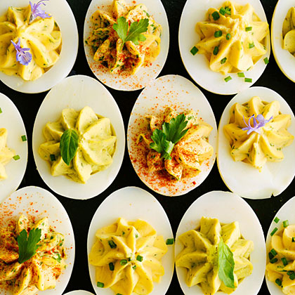 su-Greek Yogurt Deviled Eggs