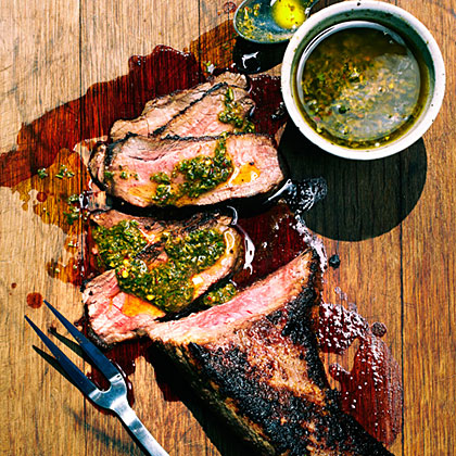 su-Bison Tri-Tip with Chimichurri