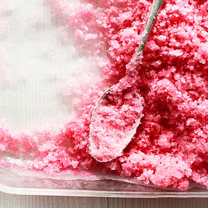 su-Rhubarb Granita
