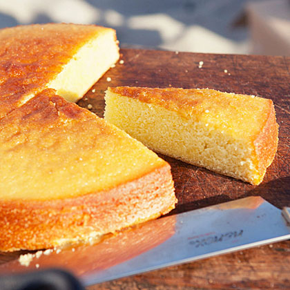 su-Olive Oil Cake with Summer Fruit