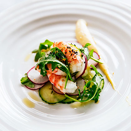 su-Spot Prawn Sesame Salad