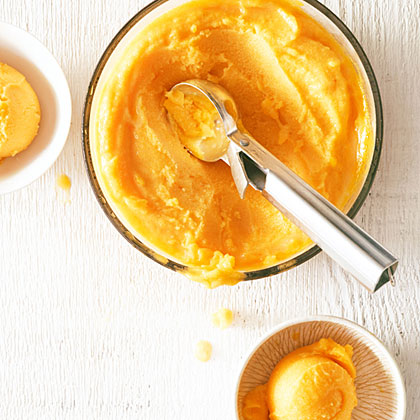 su-Yellow Tomato Lime Sorbet