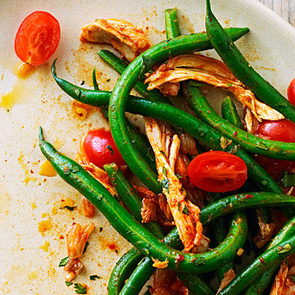 su-Korean-Style Chicken and Green Bean Salad