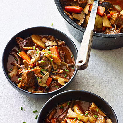 su-Mushroom, Beef, and Bacon Stew