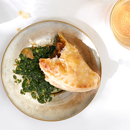 su-Beef Empanadas with Chimichurri