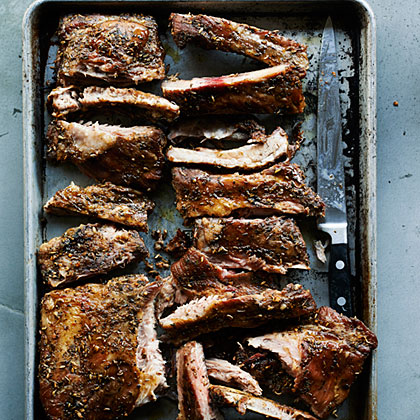 su-Grilled Spareribs with Fennel Seeds and Herbs