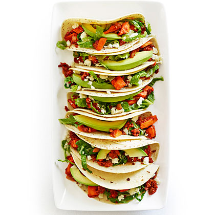 su-Sweet Potato and Chorizo Tacos