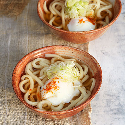 Udon with Soft Egg and Green Onion (Onsen Tamago Udon)