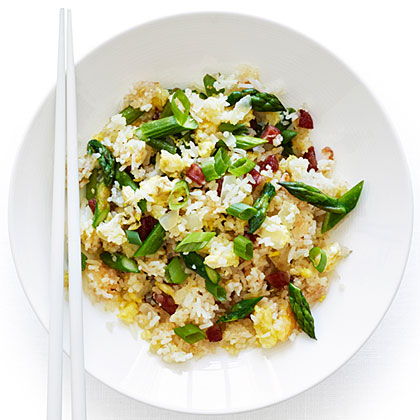 su-Asparagus Fried Rice