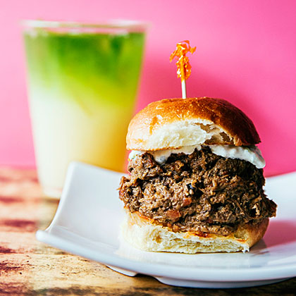su-Black Cardamom Beef Sliders (Holy Cow Pav)