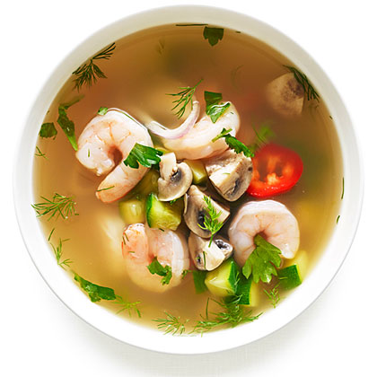 su-Hot and Sour Shrimp Soup