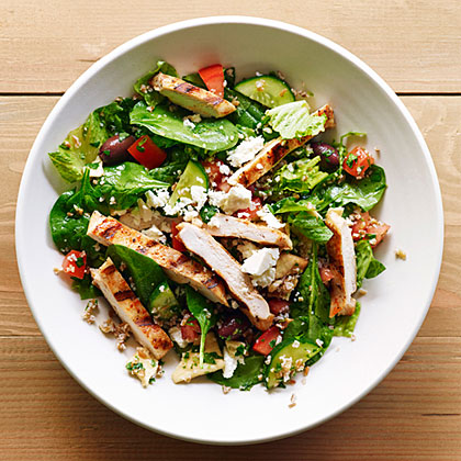 su-Grilled Chicken and Bulgur Salad