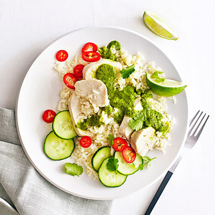 su-Chicken Steamed Over Ginger-Garlic Rice