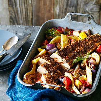 su-Tuna Roast with Ratatouille