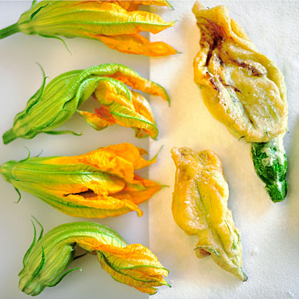 su-Stuffed Zucchini Blossoms