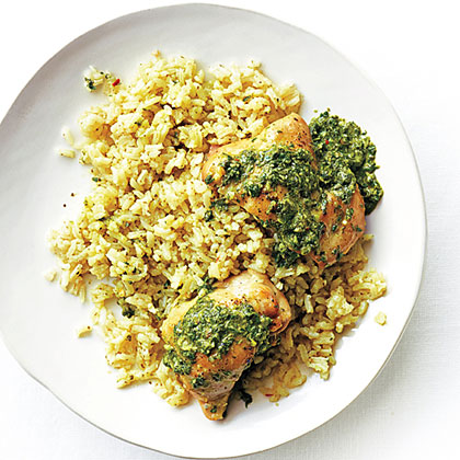 su-Chimichurri Chicken and Rice