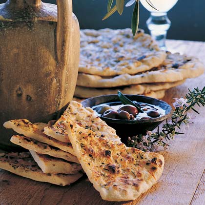 Grilled Rosemary Flatbreads