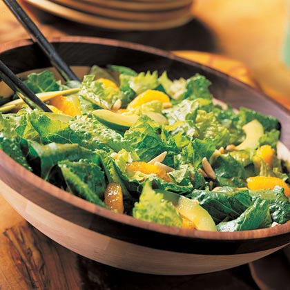 Romaine Salad with Mandarins and Asian Dressing