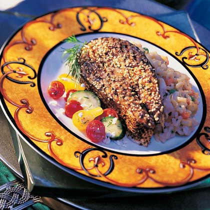 Assyrian Barbecued Salmon