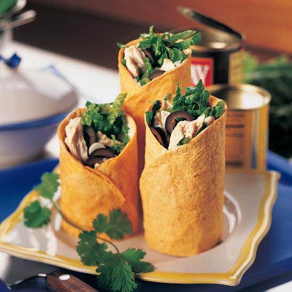 Chili Turkey Wraps