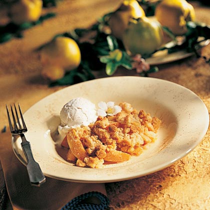 Quince-Apple Crisp