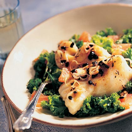 Oven-roasted Chilean Seabass