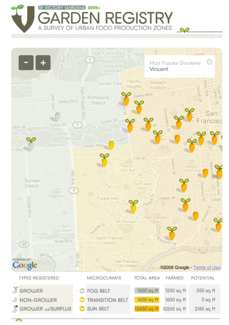 San Francisco Garden Registry