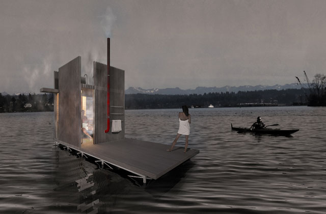 Idea We Love: Floating Sauna by goCstudio