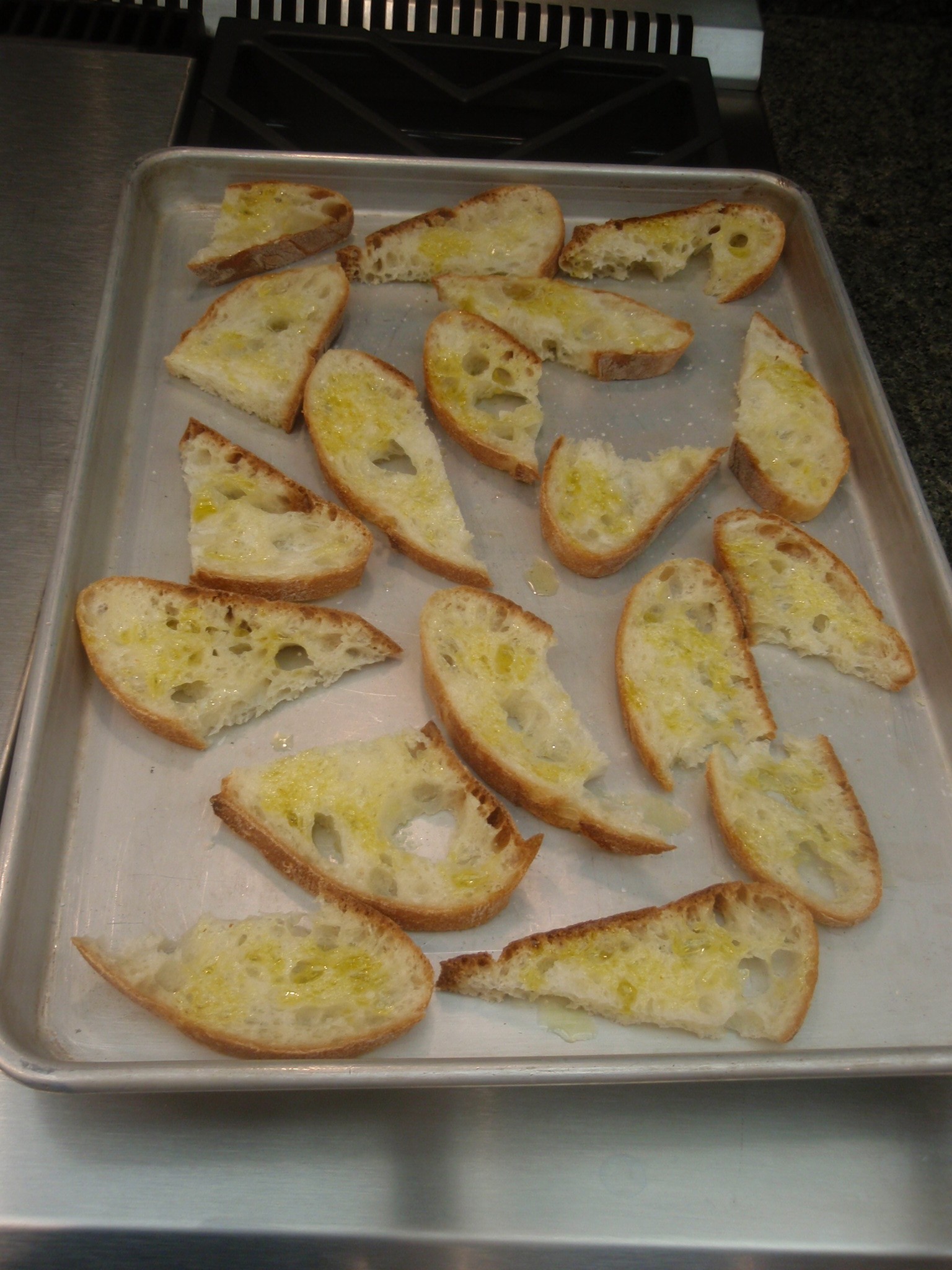 Dried tomato bruschetta