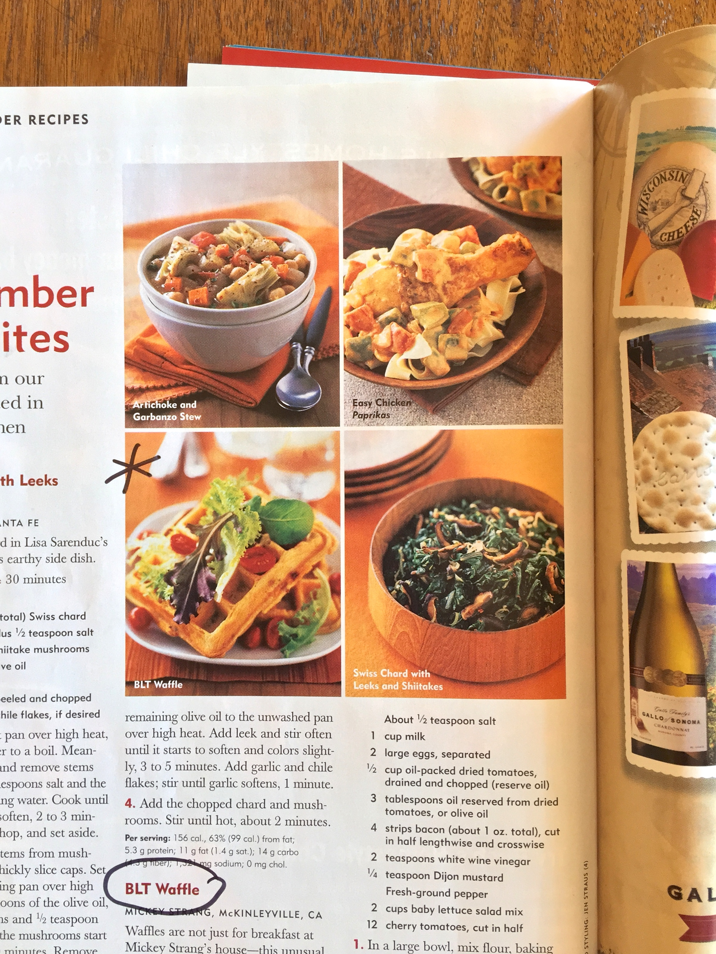 Food Hack: BLT waffle for Father’s Day