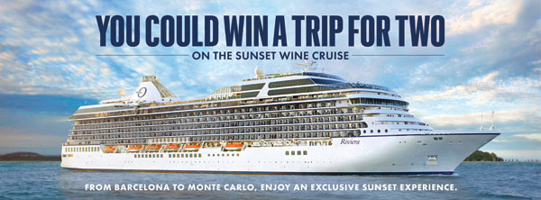 Last Chance to Win a Sunset Wine Cruise!