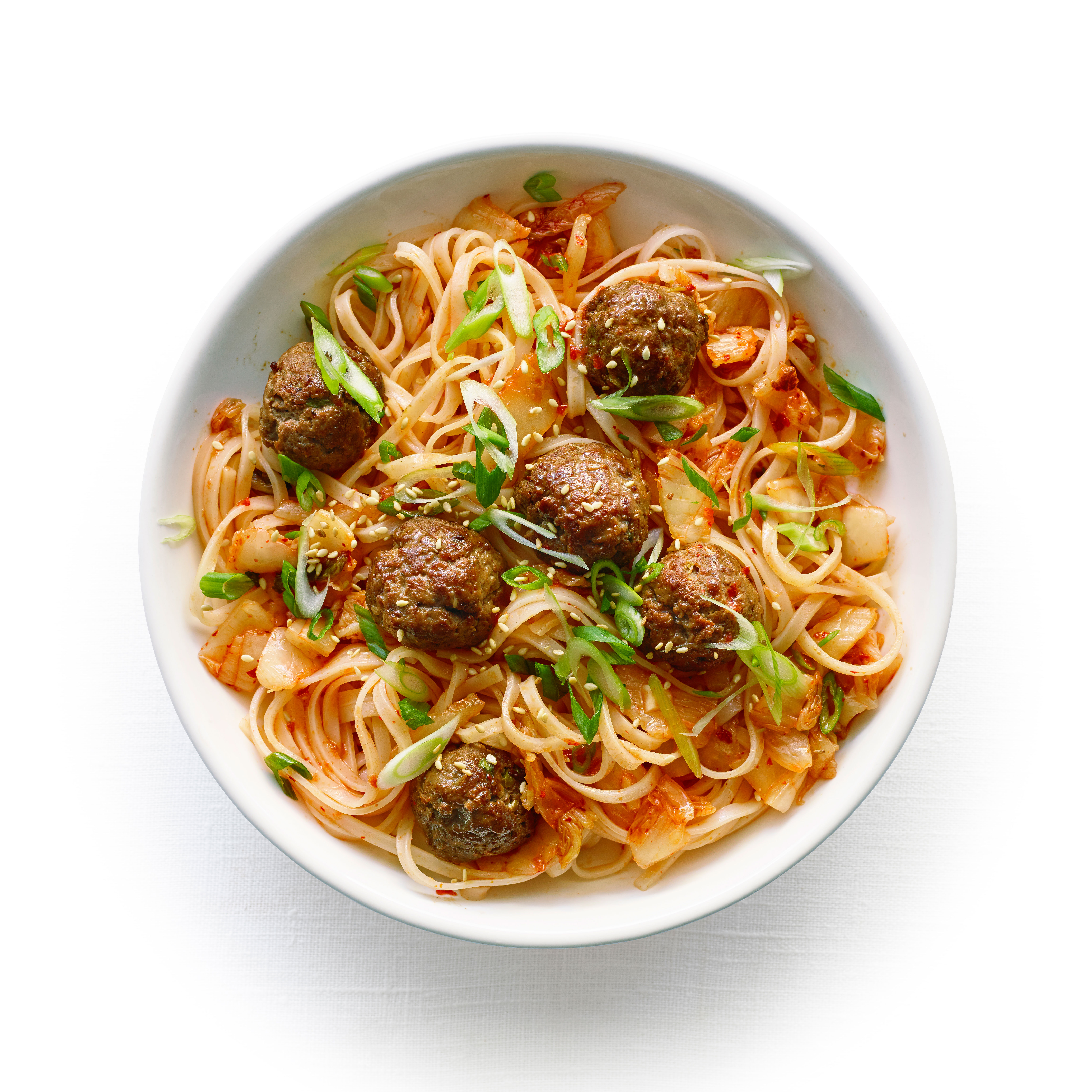 su-Korean Spaghetti and Meatballs Image