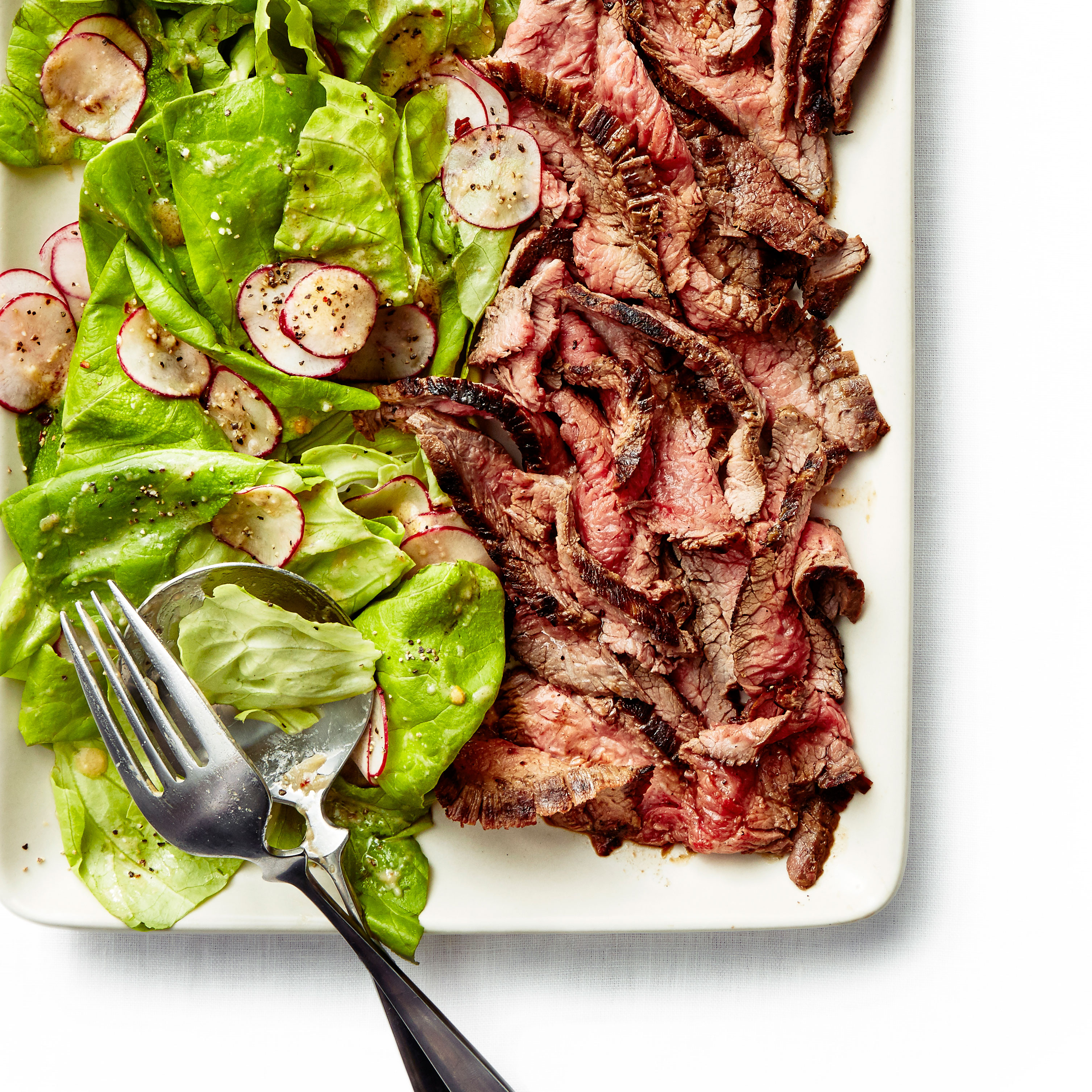 su-Miso Marinated Flank Steak Salad Image