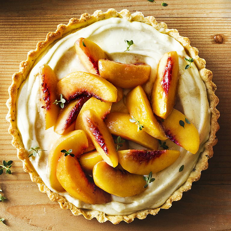 su-Brown Sugar Peach and Thyme Tart Image