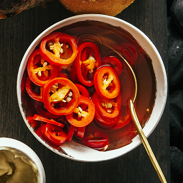 su-Pickled Fresno Chiles Image