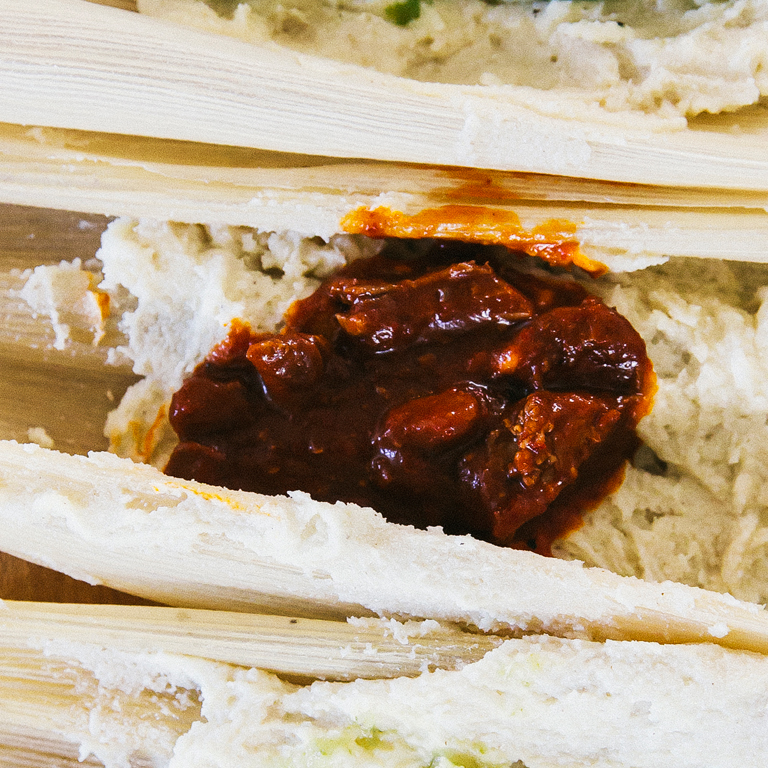 su-Pork and Red Chile Tamale Filling Image