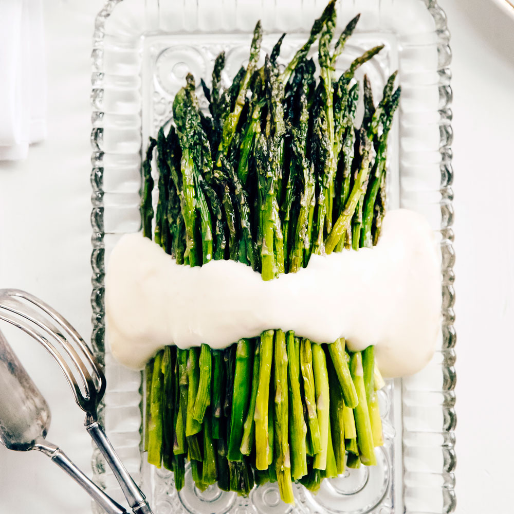 su-Roasted Asparagus with Grapefruit Sabayon Image su-Roasted Asparagus with Grapefruit Sabayon Image