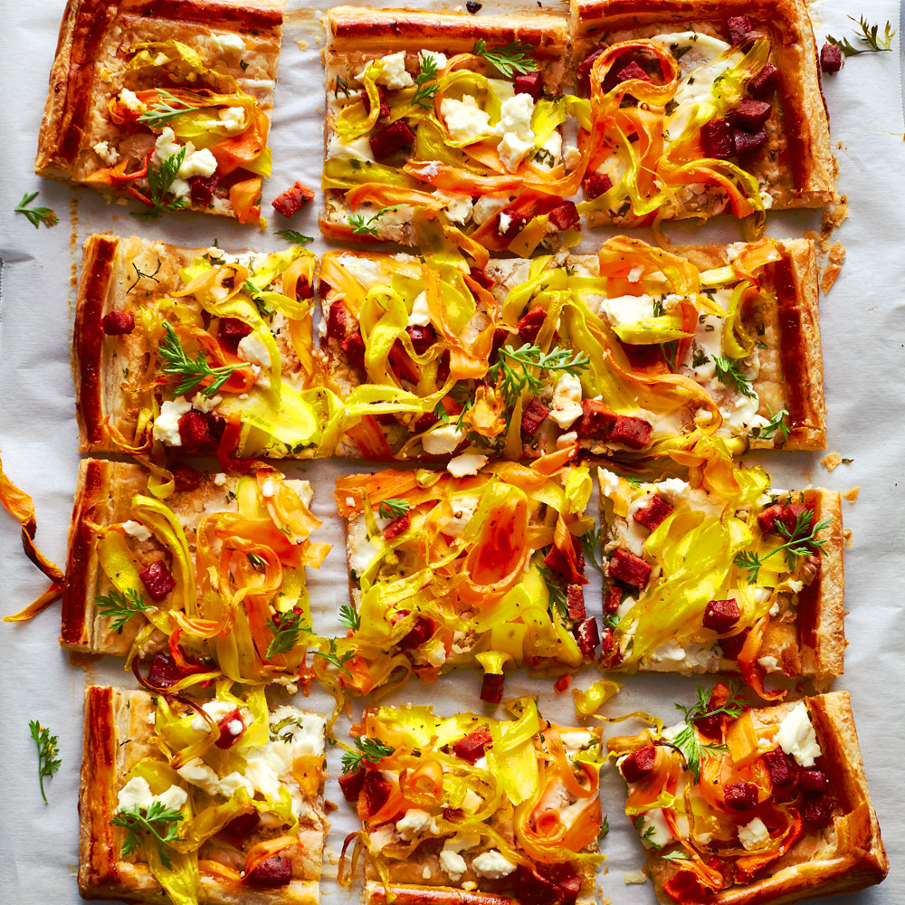su-Savory Carrot Ribbon Tart image